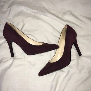 NINE WEST Leather Heel